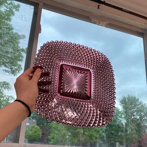 Westmoreland Rare and vintage deep purple/amethyst plate 1950s